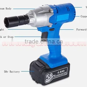 58V Truck Tire Adjustable Torque Electric Impact Wrench thumbnail-3