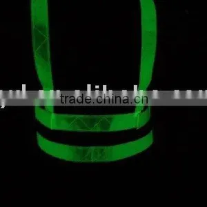 Photoluminescent and Reflective Vest/ Glow and Reflective Vest /auto Reflective Vest thumbnail-1