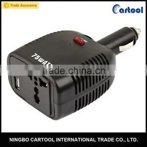 Modified Sine Wave Power Inverter 75w DC 12V/24V to AC 220v thumbnail-1
