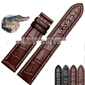 Customized Alligator Leather Watch Band 18*16|19*18|20*18|22*20mm Alligator Leather Watch Strap thumbnail-2