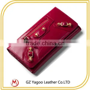 2016 Cheap Handmade PU Leather Wallet Ladies Wallets From China thumbnail-2