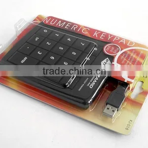 Standard,Multimedia,Slim,Ergonomics Style and Desktop Application Digital Wired Mini Keyboard thumbnail-6