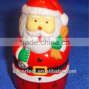 Plastic ABS Santa Claus Father Christmas Mechanical Kitchen Timer thumbnail-1