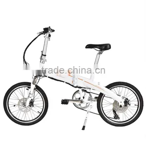 250W Folding Electric Bike , Power- Assistant Bicycle , Cruiser Bicycle 20" thumbnail-1