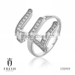 Fashion 925 Sterling Silver Ring - 170919 , Wholesale Silver Jewellery, Silver Jewellery Manufacturer, CZ Cubic Zircon AAA thumbnail-1