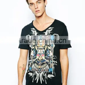 100% Pure Cotton Soft Jersey T-shirt With Full Chest Print thumbnail-1