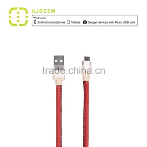 Walnut Mfi Certified Leather Cable for IPhone 6 Plus / 6 / 5S / 5C / 5 thumbnail-1