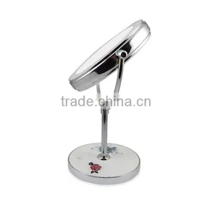Hotel Desktop 10X Magnifying Led Lighted Makeup Mirror thumbnail-2
