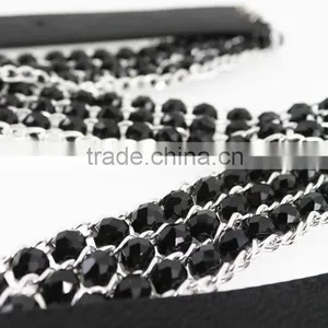 2015 Fashion Dress PU Belt With Hematite Plastic Beans Accessories in Yiwu thumbnail-3