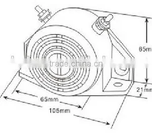 102dB Forklift Reversing Alarm,12V to 24V With CE and Rohs thumbnail-2