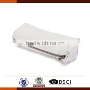 Custom White Canvas Pencil Case for Students thumbnail-3