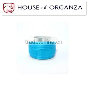 2014 High Quality Blue Organza Chrismas Ribbon for Chrismas thumbnail-1