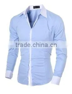 Mens Stripes Dress Shirts Business Shirts thumbnail-1