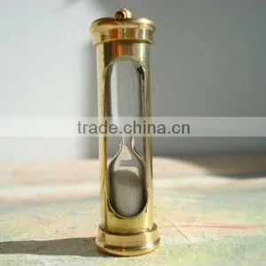 Nautical Pendant Sand Timer With White Sand / Necklace Nautical Collection / New Design Colors Sand Timer thumbnail-1
