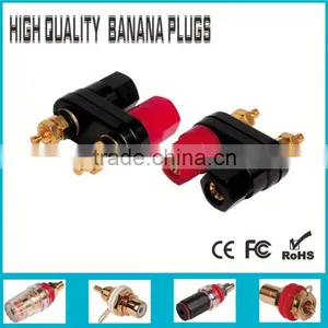 2 Pcs 4mm Thread Speaker Terminal for Banana Plug Cable thumbnail-1