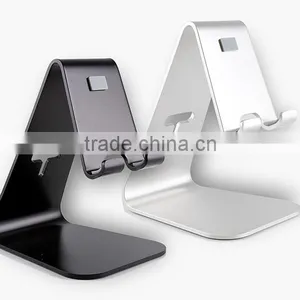 Aluminum Desktop Mobile Phone Tablet Stand, Nano Micro Suction Holder Mounted on Desk thumbnail-1