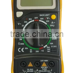 HK LONGWEI INSTRUMENTS Portable AC DC Voltage LCD Display Digital Multimeter thumbnail-1