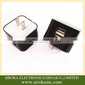 Universal Dual Two Port US Plug USB AC Charger 5V 2.1A AC Phone Charger Adapter for Android Smartphone thumbnail-6