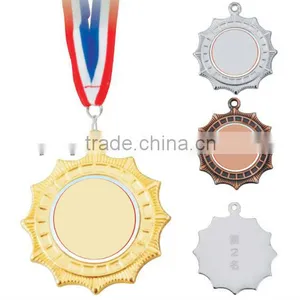 Sport Event Gold Silver Bronze Medallion Match Custom Neck Metal Medal thumbnail-1