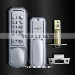 Combination Lock Mechanical Code Door Keyless Door Lock Handle Lock Push Button Lock thumbnail-1