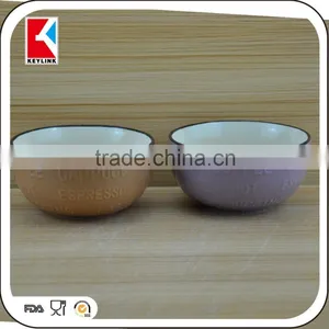 China Factory Promotional Custom Logo Printed Ceramic Cereal Soup Bowl Wholesale thumbnail-3