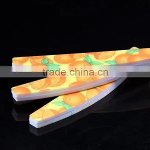 Cheering Double Fruit Printing Sanding Buffer Block Nail Care File thumbnail-2