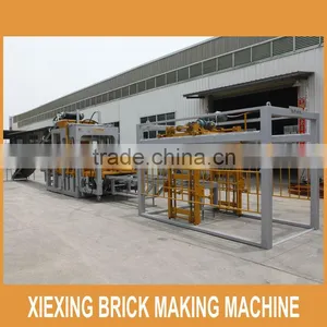 XIEXING Newest Full Automatic Concrete Block Making Machine Interlocking Brick Machine XQY10-50 (QT10-15) With CE&ISO9001 thumbnail-2