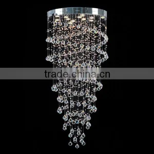 Modern Contemporary Spiral Crystal Chandelier 97009 thumbnail-3