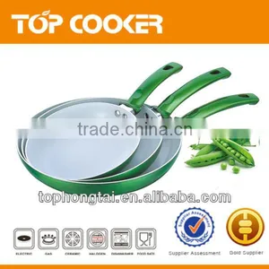 New Metallic Paint Series Aluminium Ceramic Frying Pan Set thumbnail-1