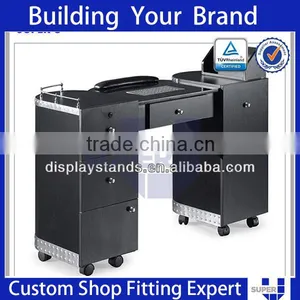 Black Color Wood Counter Display Stands for Sale thumbnail-5