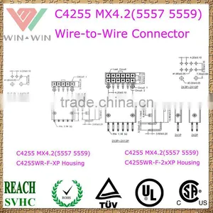 4.2mm Pitch C4255 MX4.2 (5557 5559) Electronic Wire to Wire Connector thumbnail-5