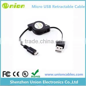 Retract Micro USB 2.0 PC Charger+Data Cable/Cord/Lead For Acer Iconia Tab Tablet thumbnail-1