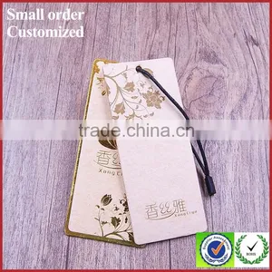 Wholesale Custom Printing Paper String Hang Tags for Handbags Clothing t Shirt thumbnail-5