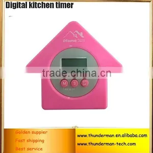 Geometric Drawing LCD Display Digital Kitchen Timers With Magnetic Function thumbnail-4
