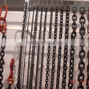 DIN 5685 A/C Welded Link Chain, G30 Metal Steel Chain, Standard Rigging Hardware Chain thumbnail-1
