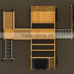 KAIQI GROUP High Quality Wooden Playground Equipment for Sale With CE,TUV Certification thumbnail-3