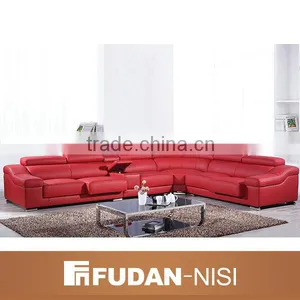Specific Use Red Sofa Furniture Set Chaise thumbnail-1