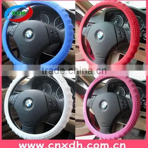 Car Accessories Pink Silicone Steering Wheel Cover for Girls thumbnail-4