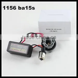 1156 LED Decoder No More OBC Warning Fix Hyper Flash, BA15S LED Warning Canceller , NO FREE ERROR Decoder thumbnail-1