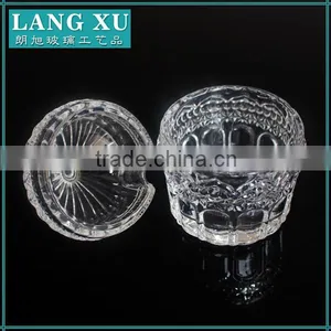 Beehive Crystal Glass Honey Jar With Lid thumbnail-3