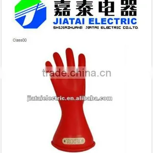 Electrical Insulation Gloves/High Voltage Resistance Electrical Rubber Insulation Glove thumbnail-1