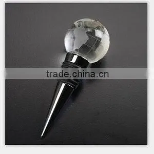 Wholesale Simple Globe Crystal Wine Stopper for Gifts thumbnail-1