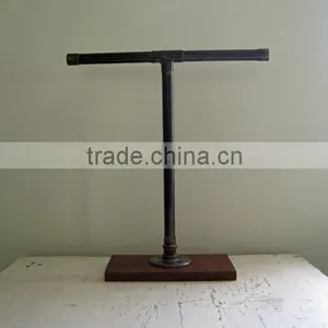 Hot Sale Tier Black Velvet Bracelet Chain Watch T-Bar Rack Jewelry Organizer Hard Display Stand Holder thumbnail-1