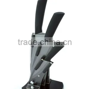 4pcs Black Ceramic Knife Set thumbnail-1