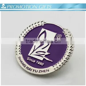 Custom Engrave Logo Metal Badge thumbnail-1