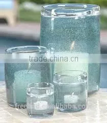 Wholesale Eco Friendly White Glass Candle Holder for Decoration thumbnail-4