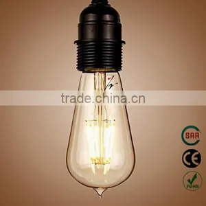Vintage LED Short Filament Light Bulb ST58 E27 Decoration Led Light Bulb thumbnail-1