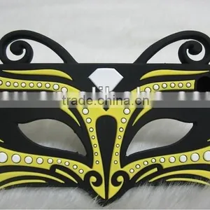 Light Blue Butterfly Mask Silicone Case Skin Cover for IPhone 5S thumbnail-1