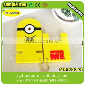 Cute Kitty Carton 3d Soft Pvc Multiple Mobile Phone Holder thumbnail-3