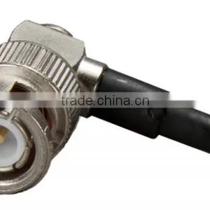 BNC Male to BNC Right Angle Male (RG174) 50 Ohm Coaxial Cable Assembly thumbnail-3